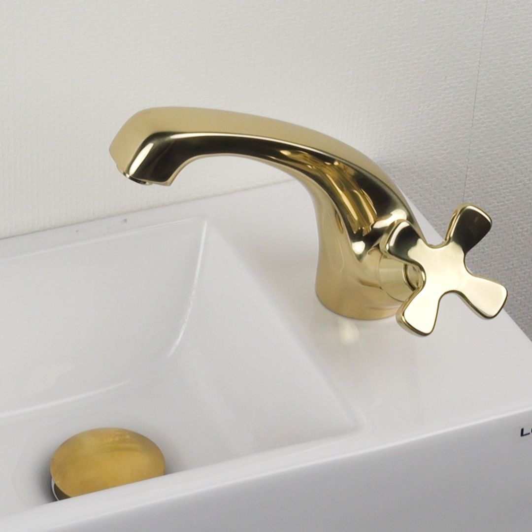 ♥ KAKUDAI 立水栓 クリアブラス _ 721-218-CG