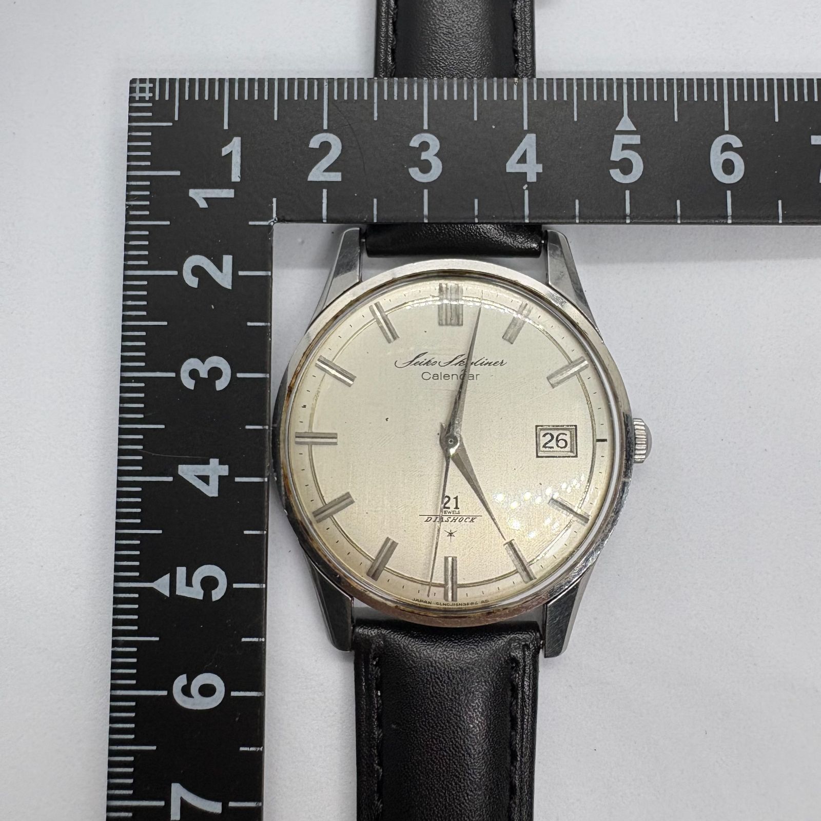 SEIKO セイコー スカイライナー カレンダー 手巻き 腕時計 メンズ 