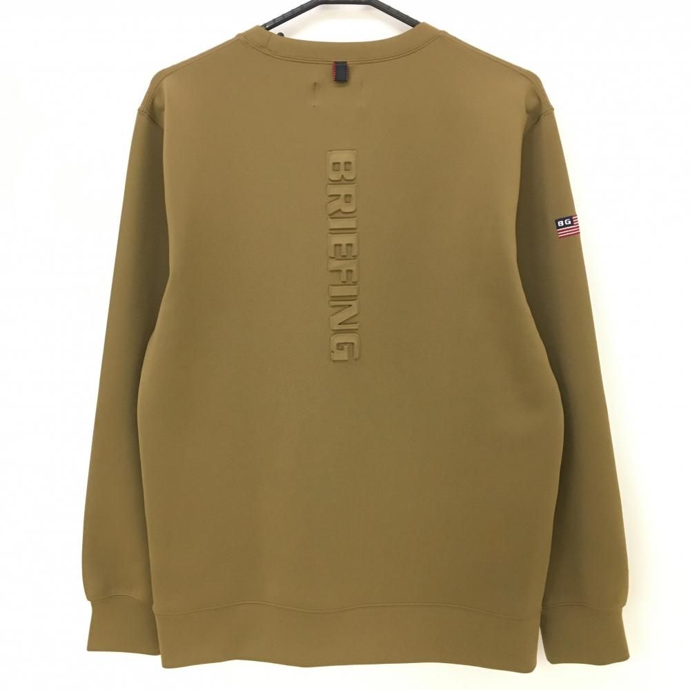 良品✨】BRIEFING スニード トレーナー ロゴ GOLF ブラウン 美品