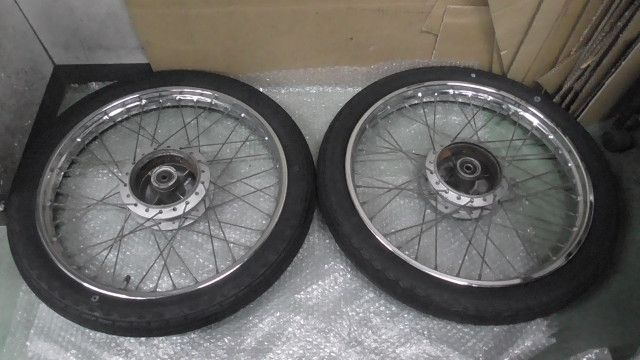 カブ CUB ９０ 6V HA02 の ホイールセット タイヤ付き M12 1758854042