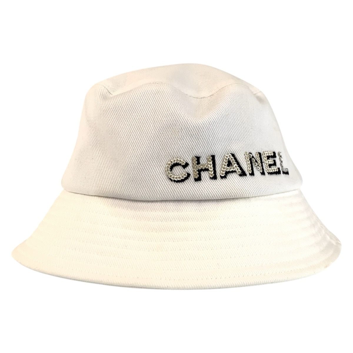 シャネル CHANEL ハット コットン ホワイト バケットハット 【公式通販】