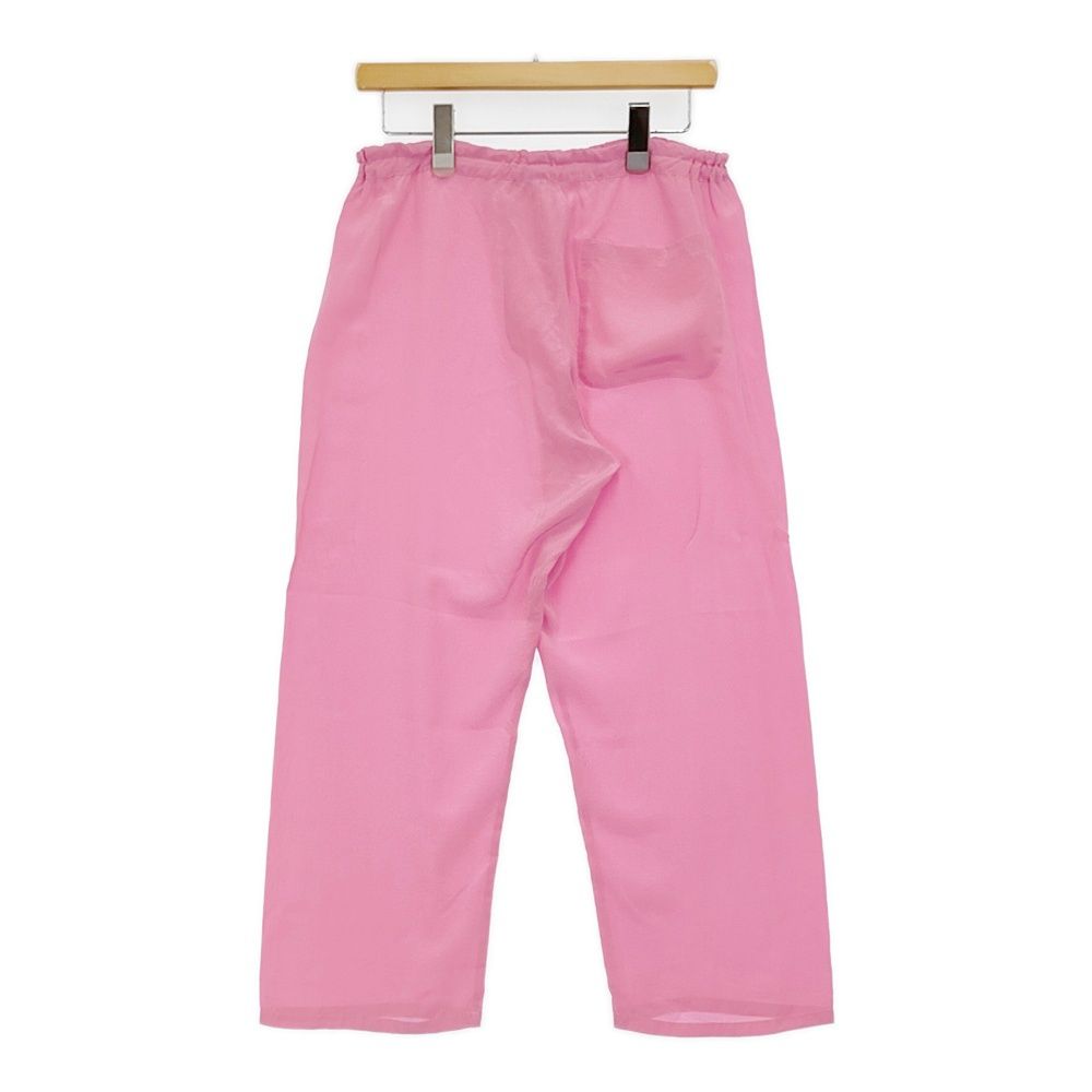 M medium シルクパンツ Lulu ルル 小暮美奈子さん イージー パンツ ピンク レディース ミディアム 5-0930M♪