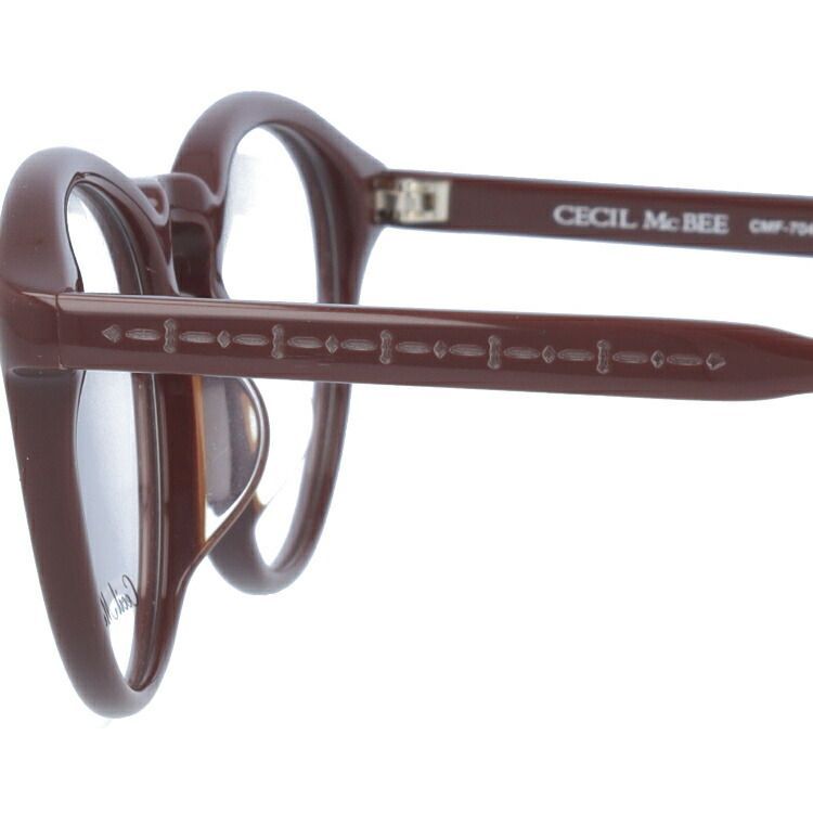 セシルマクビー メガネフレーム ボストン型 おしゃれ老眼鏡