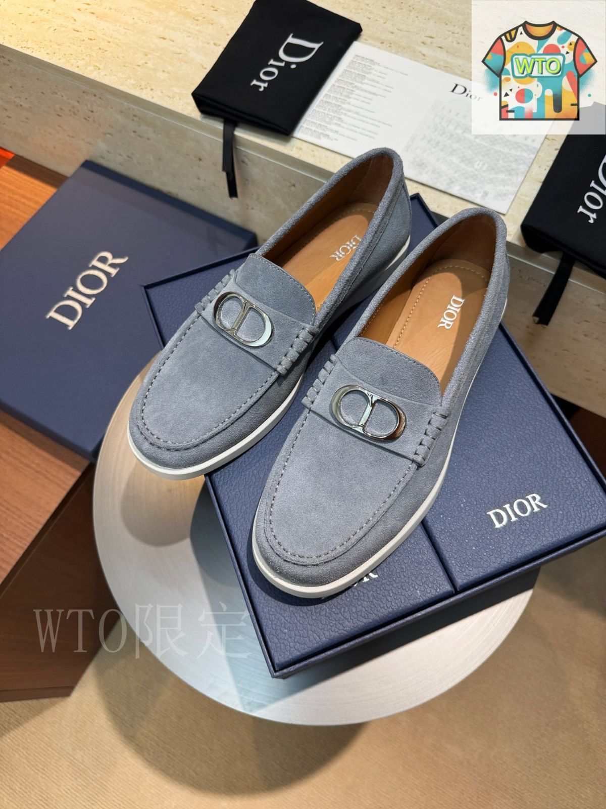 Dior ディオール Granville グランヴィル ボートシューズ 上品な大人カジュアル☆】DIOR Granville ボートシューズ (Dior