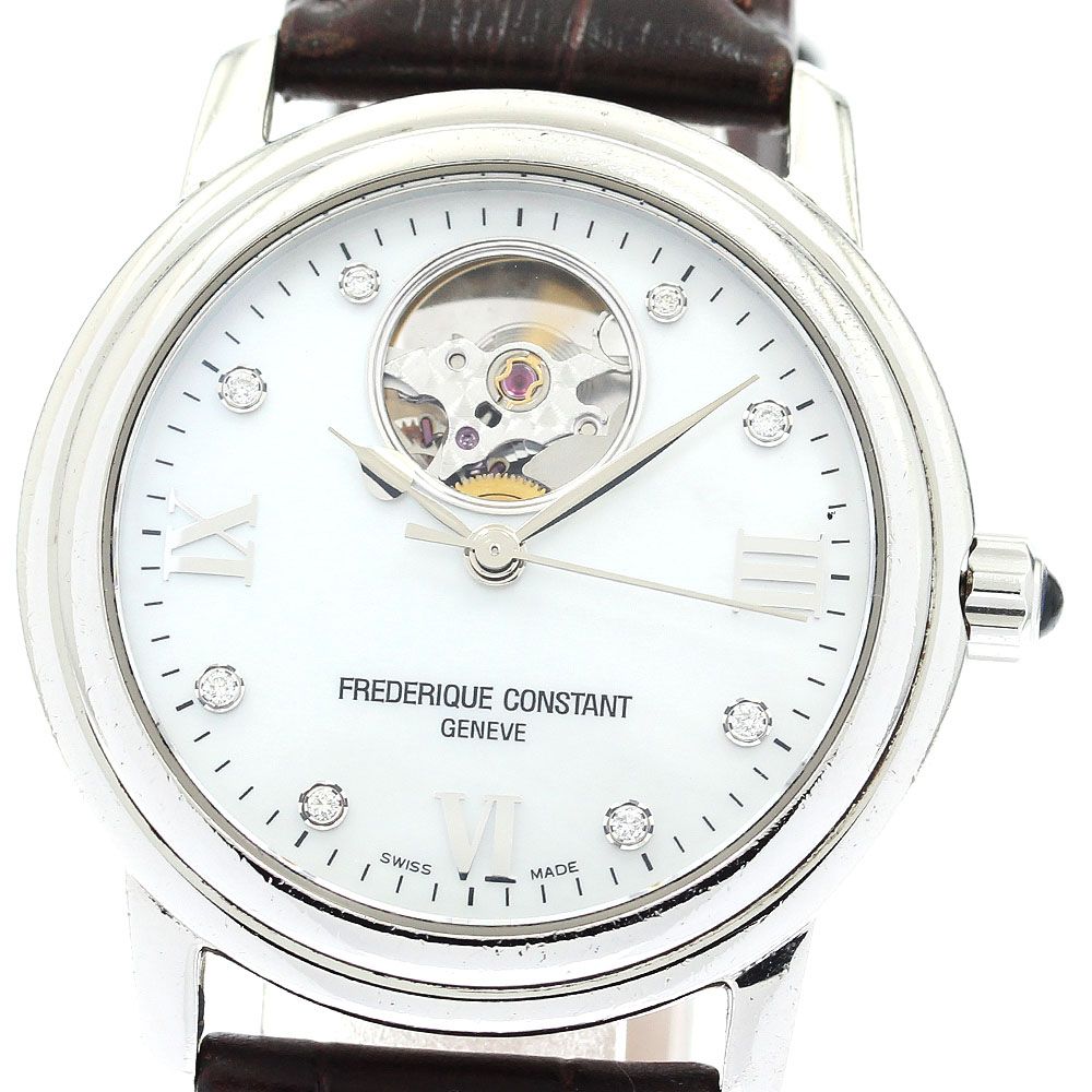 フレデリック コンスタント FREDERIQUE CONSTANT FC-303|310X2P4|5|6 ハートビート ダイヤベゼル 8Pダイヤ 自動巻き レディース_888949
