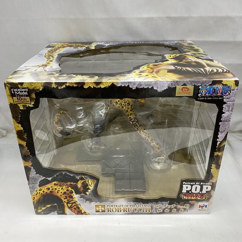 P.O.P MAS ロブ・ルッチ Ver.豹 フィギュア 未開封 エクセレントモデル ワンピース フィギュア POP MAS ロブ