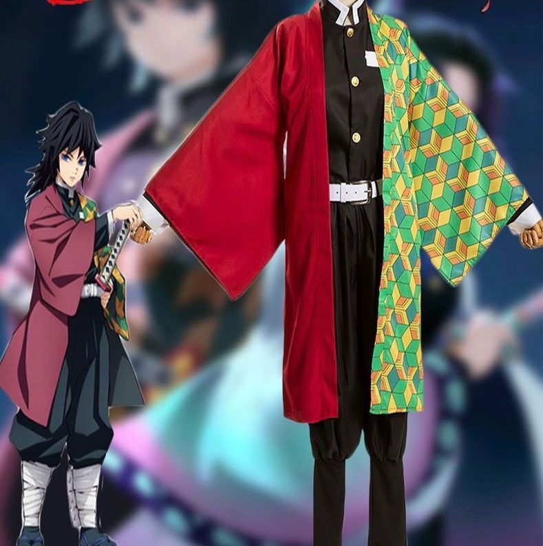 鬼滅の刃冨岡義勇☆コスプレセット Amazon.co.jp: [milky time] 鬼滅の刃 冨岡 義勇 ウィッグ＋羽織