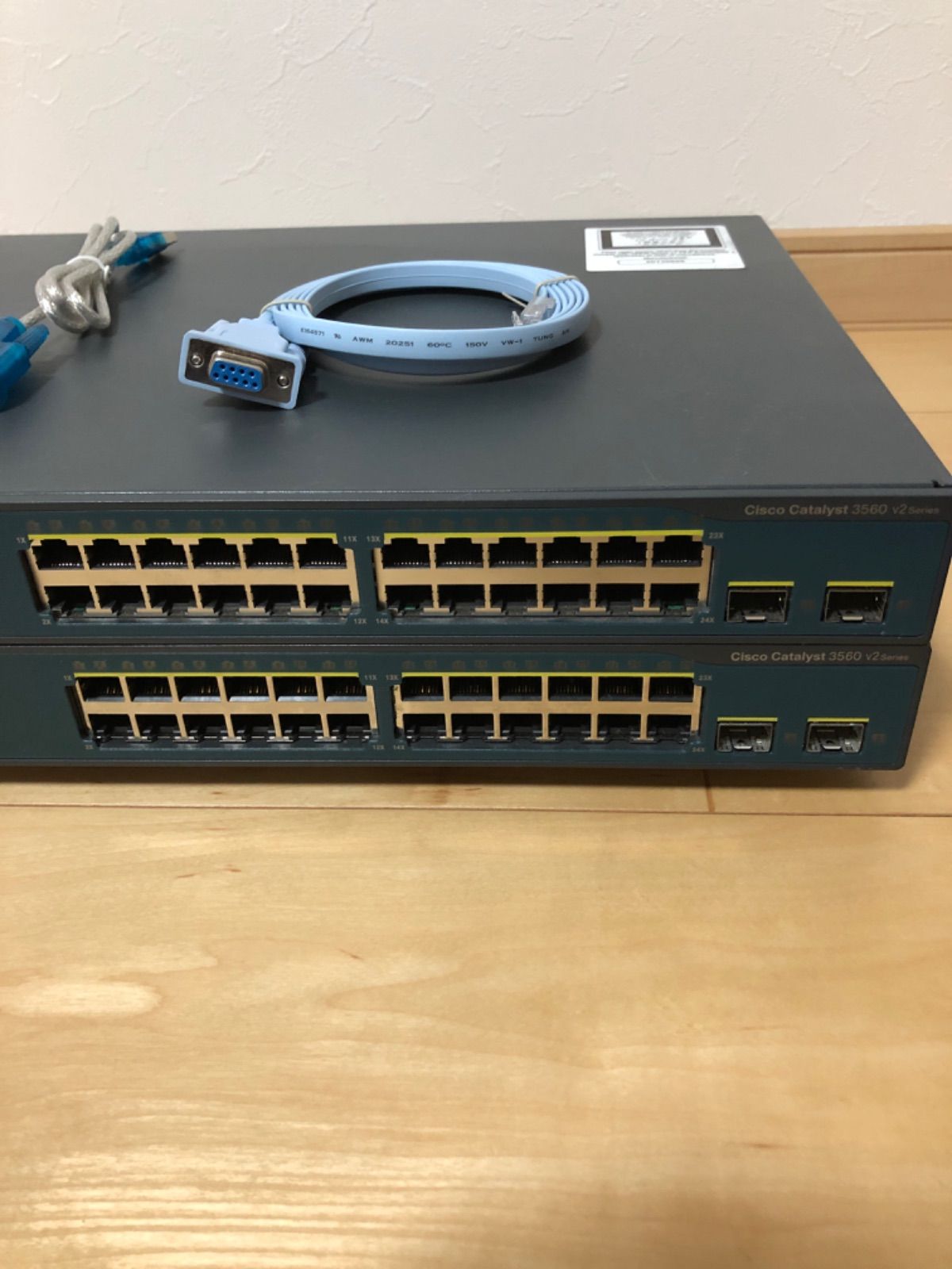 CCNA、CCNP】2台Cisco Catalyst L3スイッチ3560 - メルカリ