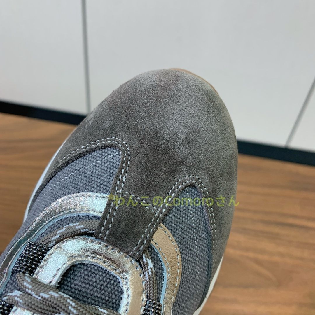 ブルネロクチネリ スニーカー レディース グレー 37 BRUNELLO CUCINELLI(ブルネロクチネリ) スニーカー(レディース