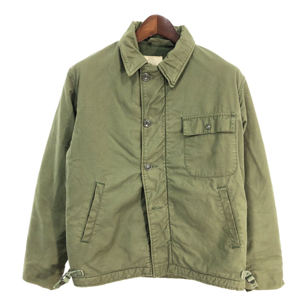 70年代 米軍実物 U.S.NAVY A-2 デッキジャケット ヴィンテージ 