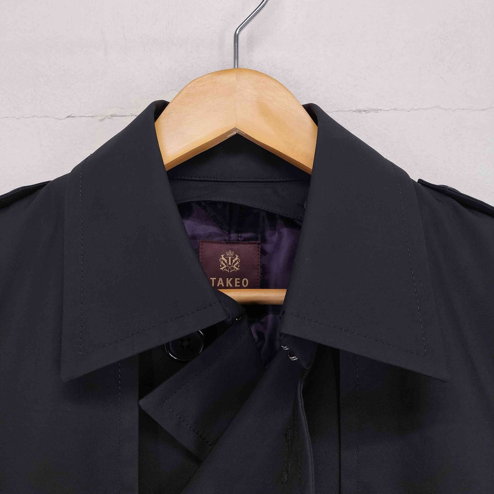 タケオキクチ TAKEO KIKUCHI 裏地キルティング トレンチコート メンズ JPN：2 