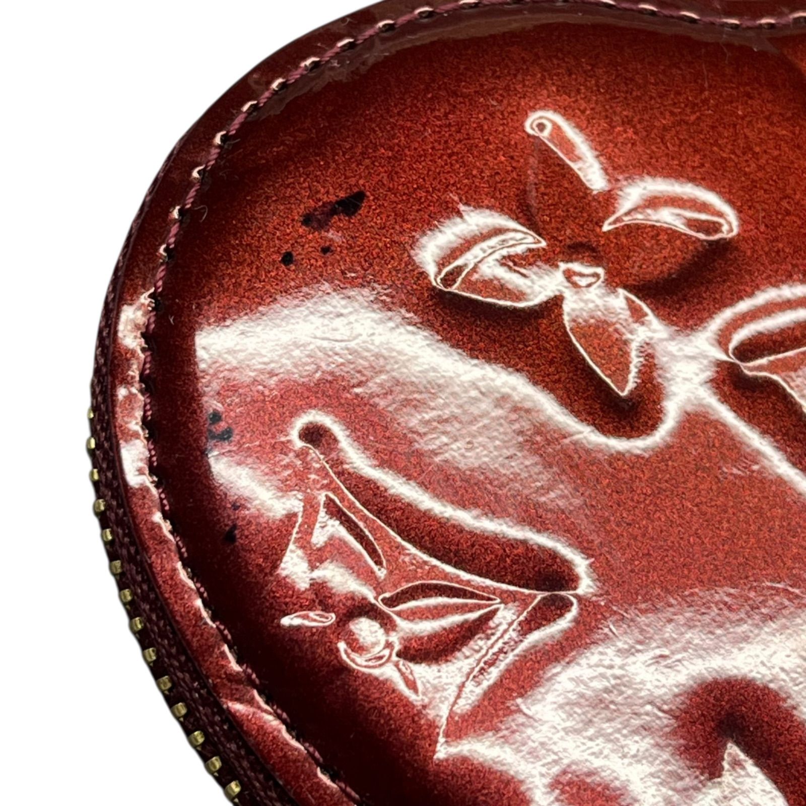 ルイヴィトン LOUIS VUITTON モノグラム ヴェルニ ポルトモネ
