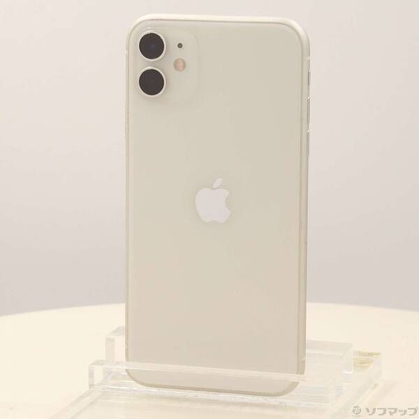 中古品〕 iPhone11 256GB ホワイト MWM82J／A SIMフリー【276】