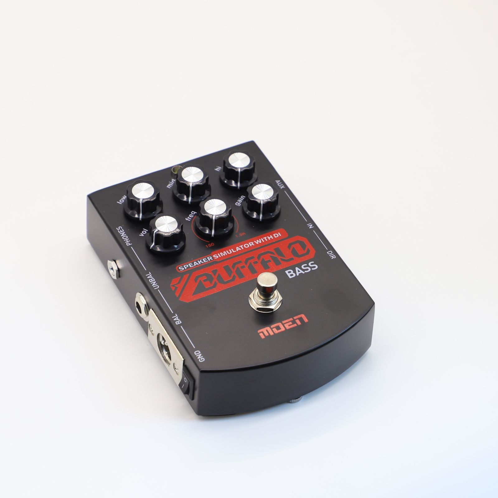Moen BS-BA 低音バッファローイコライザー エフェクトペダルスピーカー DI ヘッドフォン出力トゥルーバイパス付きシミュレーター