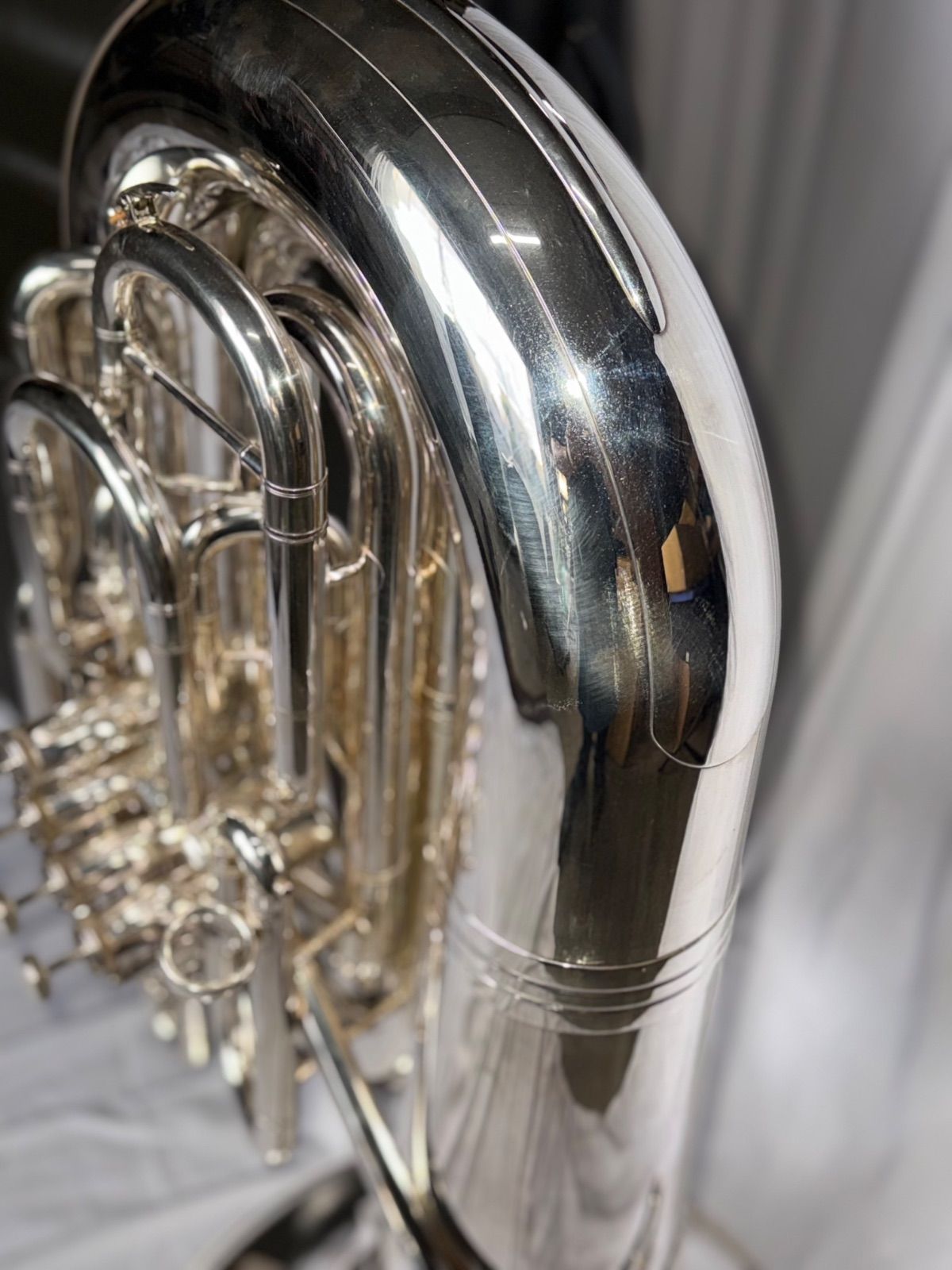 希少中古 YAMAHA チューバ C管 YCB-822S ハードケース付き 金管楽器