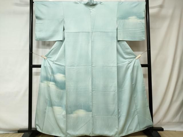 平和屋着物○無地絵羽訪問着 草花文 色無地 杏色 ほていや