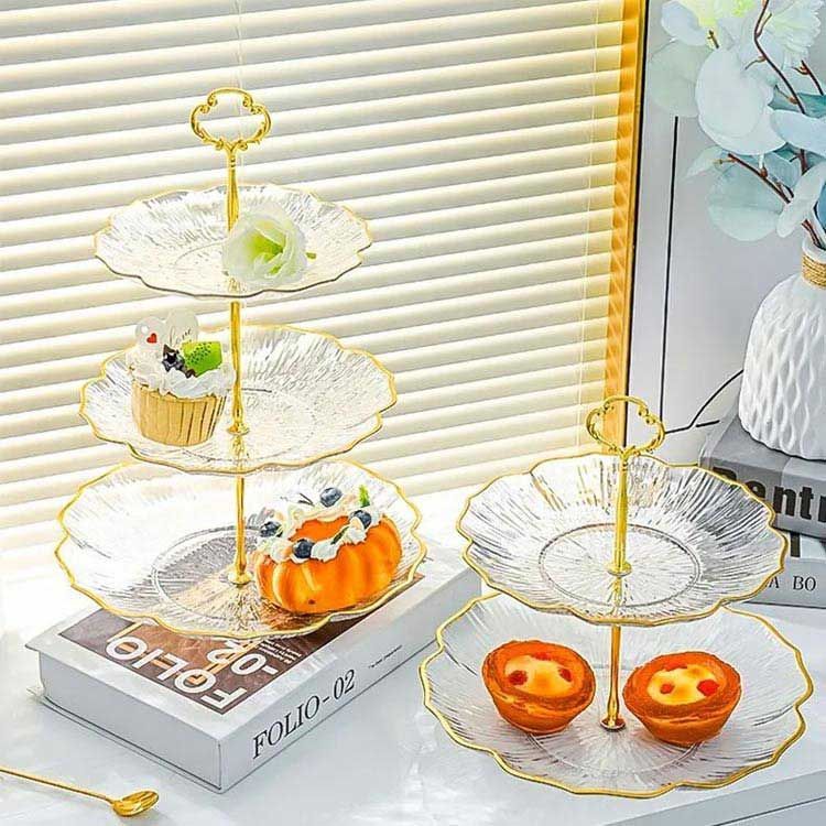 ケーキスタンド セラミック多層フルーツトレイデザートテーブル