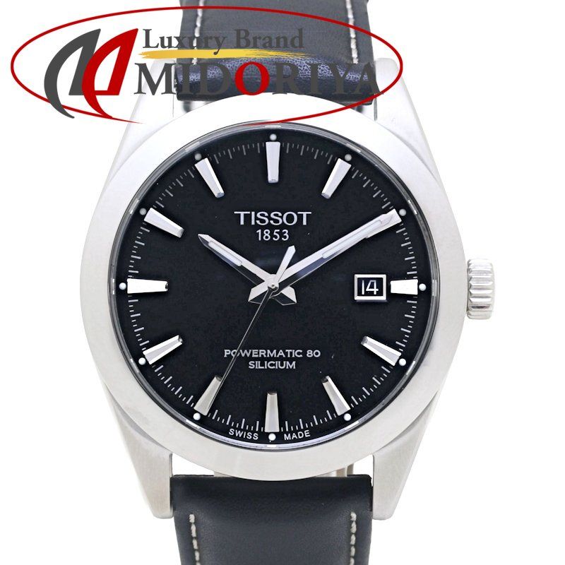 TISSOT ティソ クラシック ジェントルマン パワーマティック80 T1274071605100 腕時計 メンズ ステンレススチールx革|130448