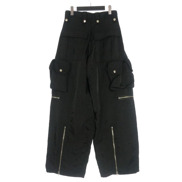 キディル KIDILL 25SS VANDALIA PANTS カーゴパンツ 44 ブラック 黒 