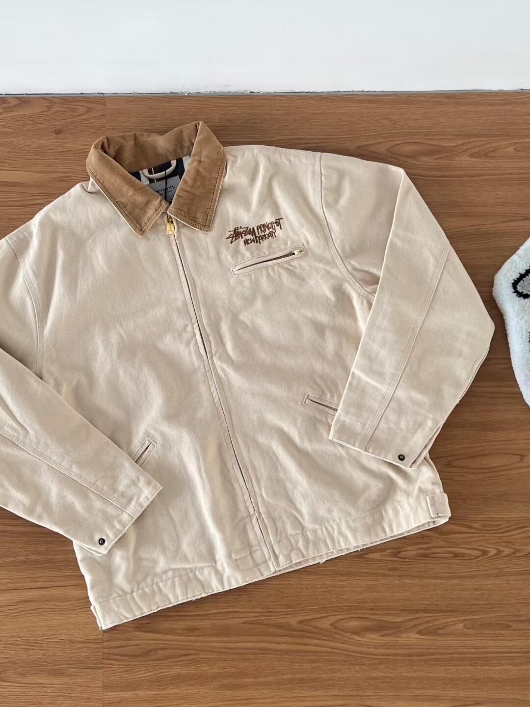 Carhartt WIP メンズ ダック Detroit ジャケット ジャケット 連名stussyステューシー ジャケット