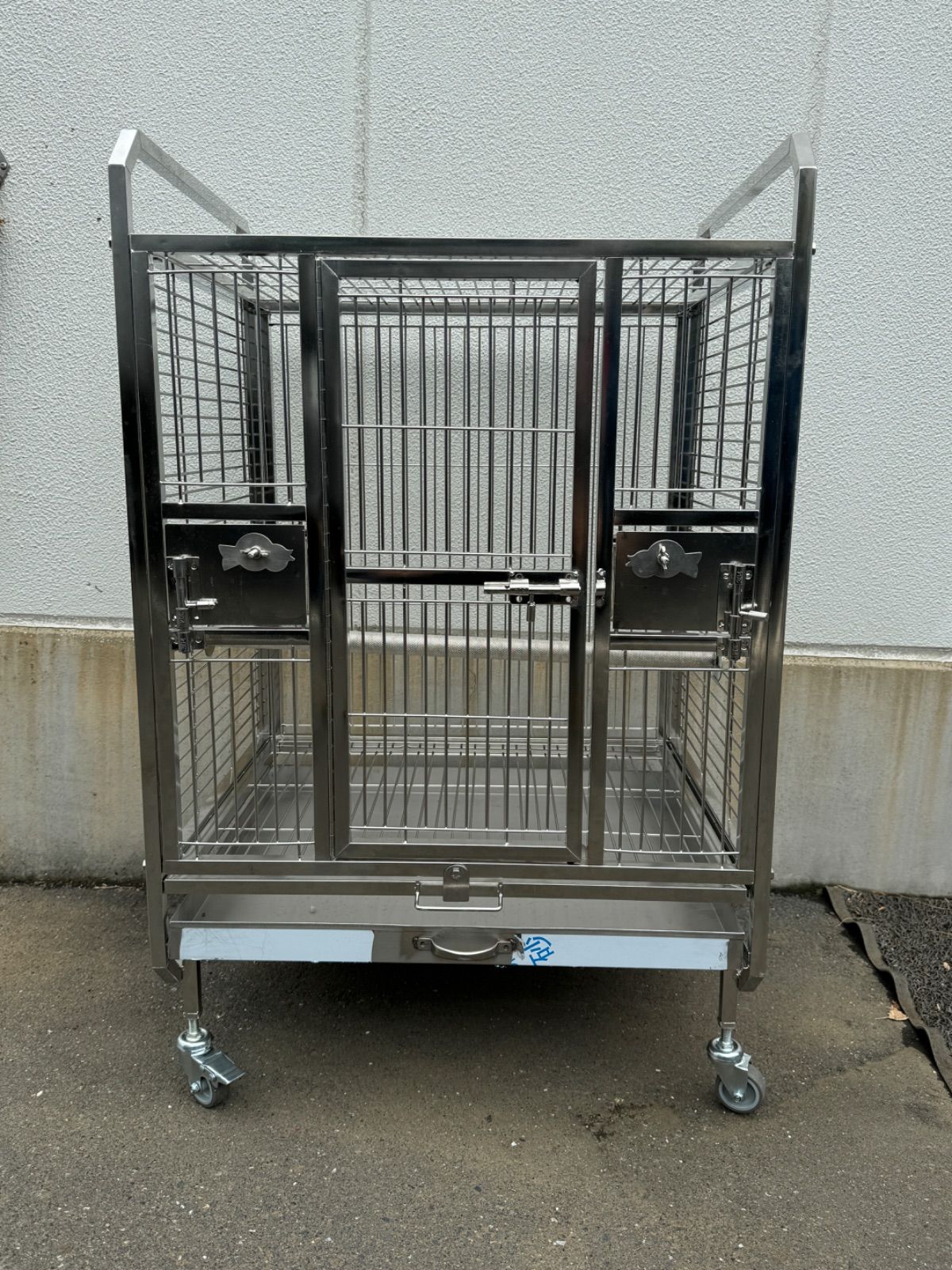 ステンレス製ケージ　大　バードケージ　鳥かご　鳥小屋　バードスタンド　送料無料 ステンレス製ケージ バードケージ 鳥かご 鳥小屋 バードスタンド