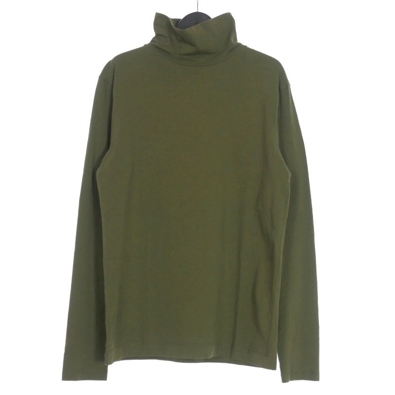 ドリスヴァンノッテン DRIES VAN NOTEN 22AW タートルネック ロングスリーブカットソー Tシャツ 長袖 1 カーキ 222-172