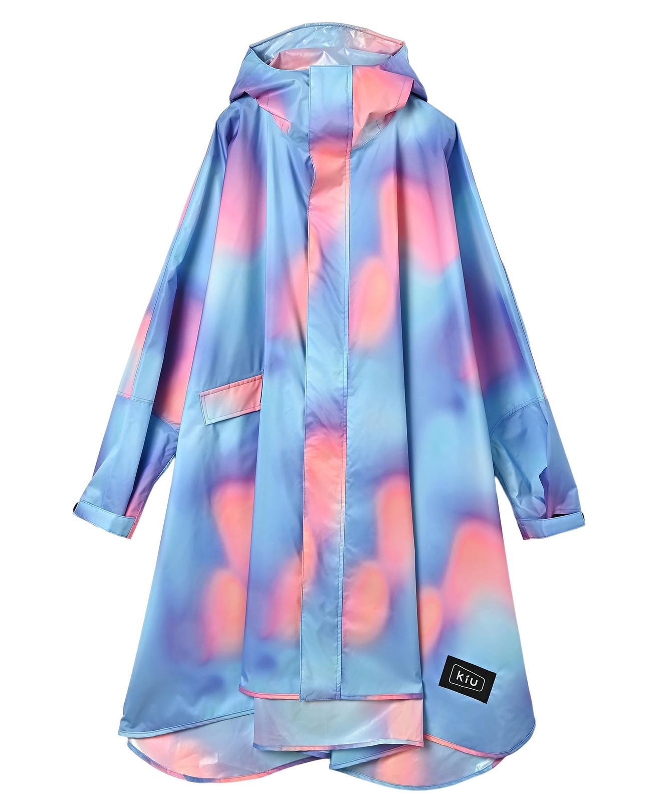 KiU キウ キウニュースタンダードレインポンチョ KiU NEW STANDARD RAIN PONCHO wpc 撥水 パッカブル コスパ 耐水20000 レインコート コート カッパ 自転車用 自転車OK レインポンチョ アウト [サーモグラフィーBL]
