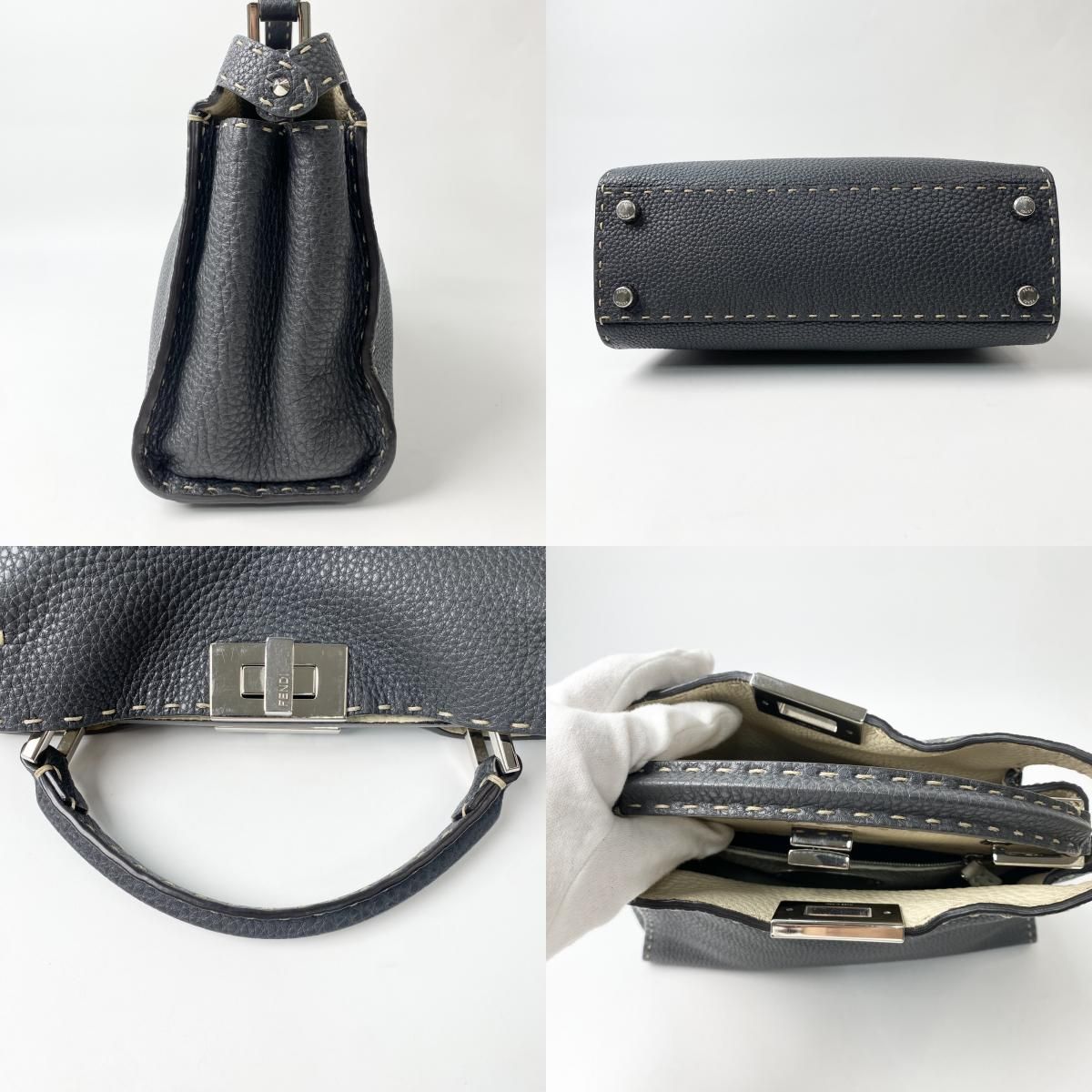 美品 フェンディ FENDI レディース ピーカブー エッセンシャリー