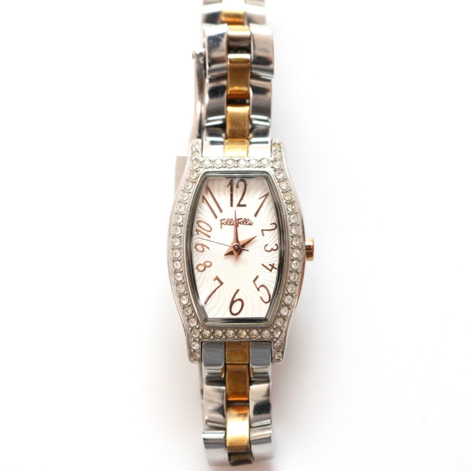 フォリ フォリ WF8A026BPZ 腕時計 watch ラインストーン ゴールド 