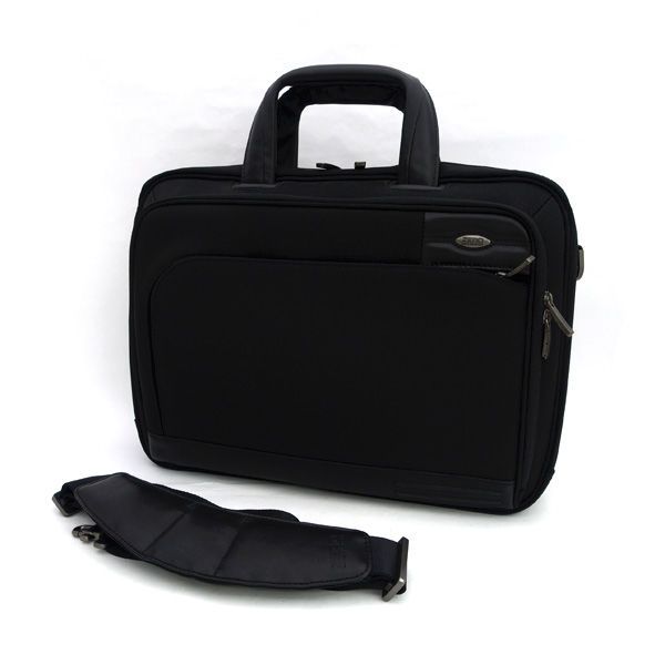 ZERO HALLIBURTON / ゼロハリバートン 2WAYビジネスバッグ/ナイロン×レザー/ブラック 【バッグ/バック/BAG/鞄/カバン】 メンズファッション【中古】 