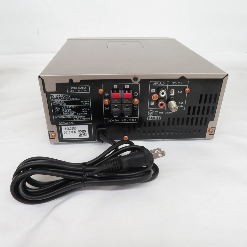 K-505 KENWOOD Bluetooth対応 美品】ケンウッド Kシリーズ K-505