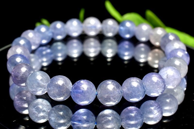 １点物 高品質 マルチカラー タンザナイト 7.5mm ブレスレット パワーストーン 天然石 _MA9919