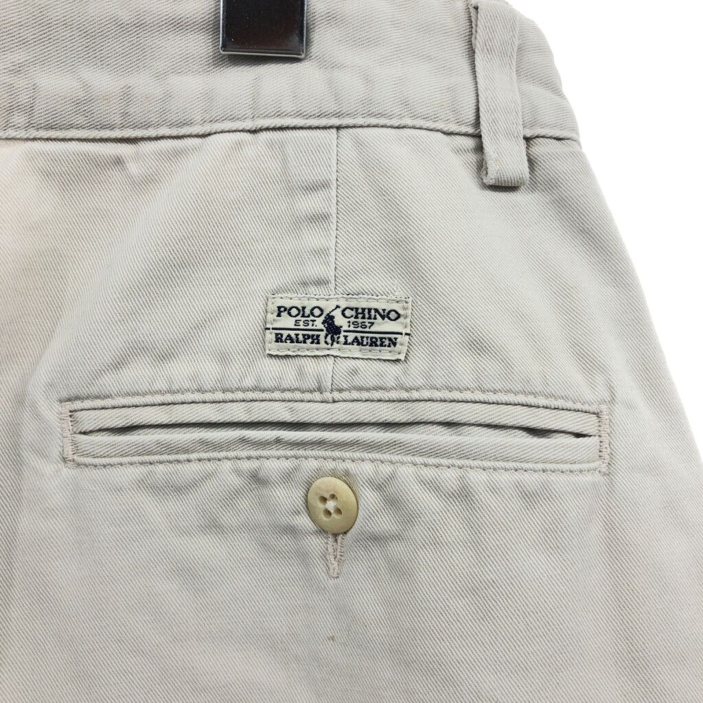 90年代 Polo by Ralph Lauren ポロ ラルフローレン 2タック チノパンツ