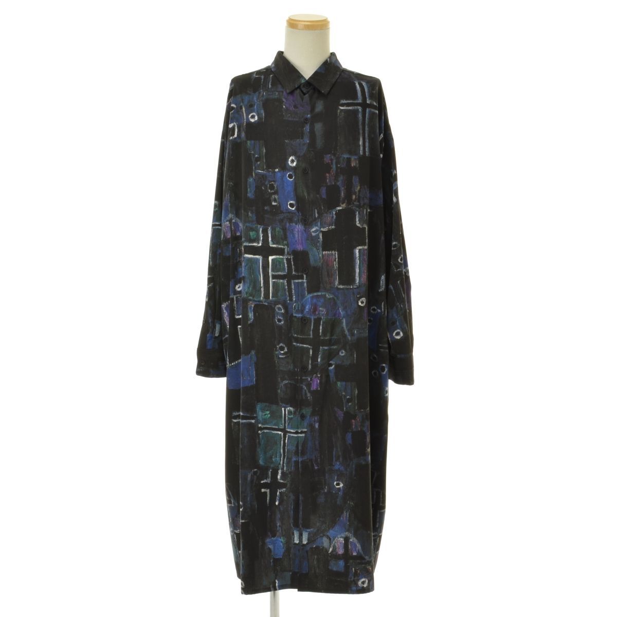 LADMUSICIAN】20SS 2120-114 BACK-FRONT CROSS LONG SHIRT バック 