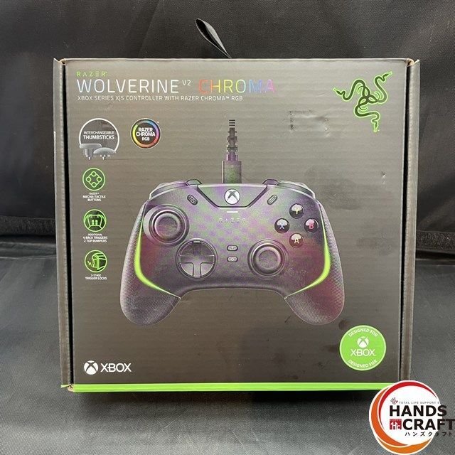 ◎ RAZER WOLVERINE V2 CHROMA XBOX コントローラー RZ06-04010100-R3M1 ゲーミングコントローラー プロ