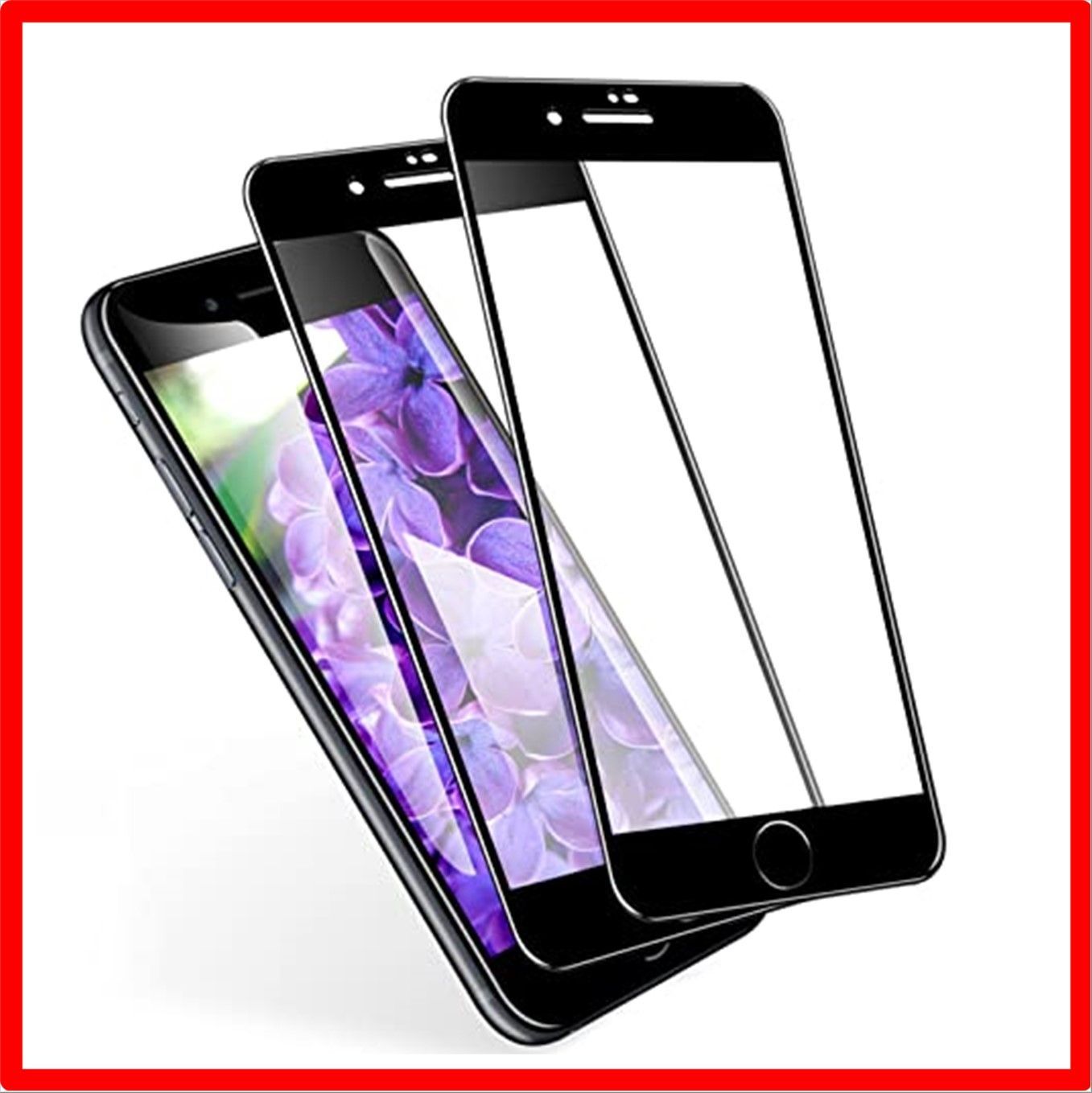 【匿名配送】 iPhone SE3_クリア（全面保護） iPhone SE3 ガラスフィルム【2枚セット/全面】 iPhoneSE第3世代 保護フィルム アイフ