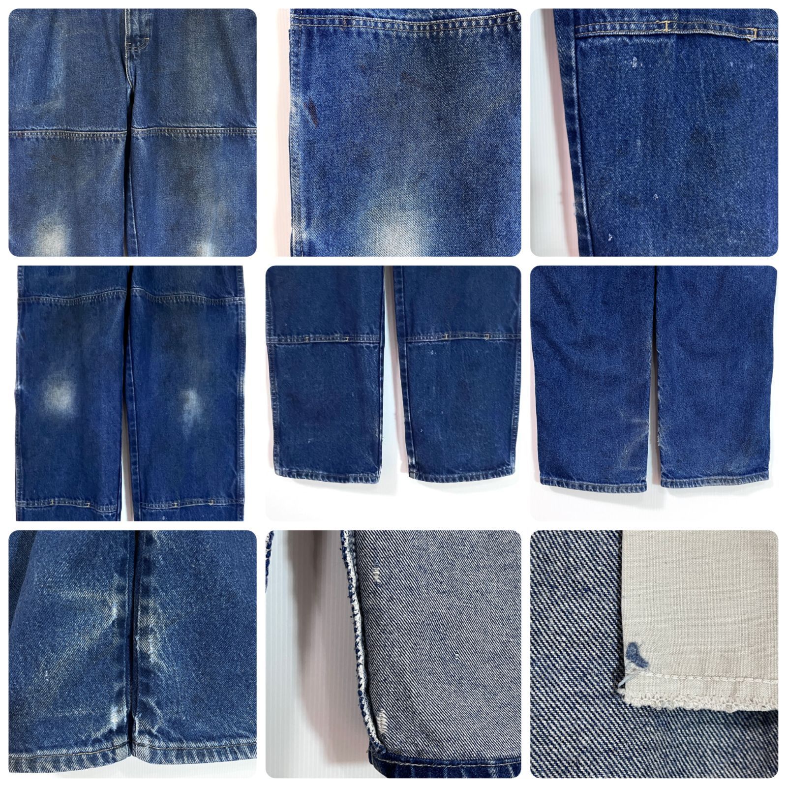 Dickies ディッキーズ W36 L32 ダブルニー ヘビーオンス デニム 