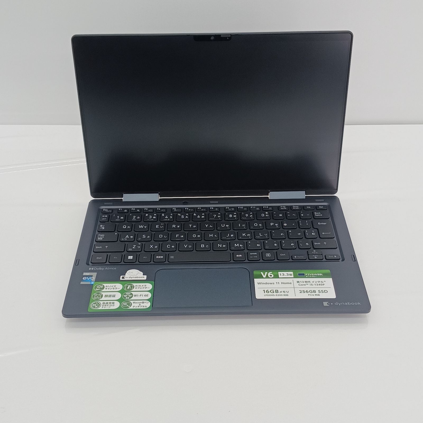 展示商品 dynabook ダイナブック ノートパソコン dynabook V6 ダークブルー 13.3型|Windows11 Home|intel Core i5|メモリ 16GB|SSD 256GB|Office H-B P2V6WBBL