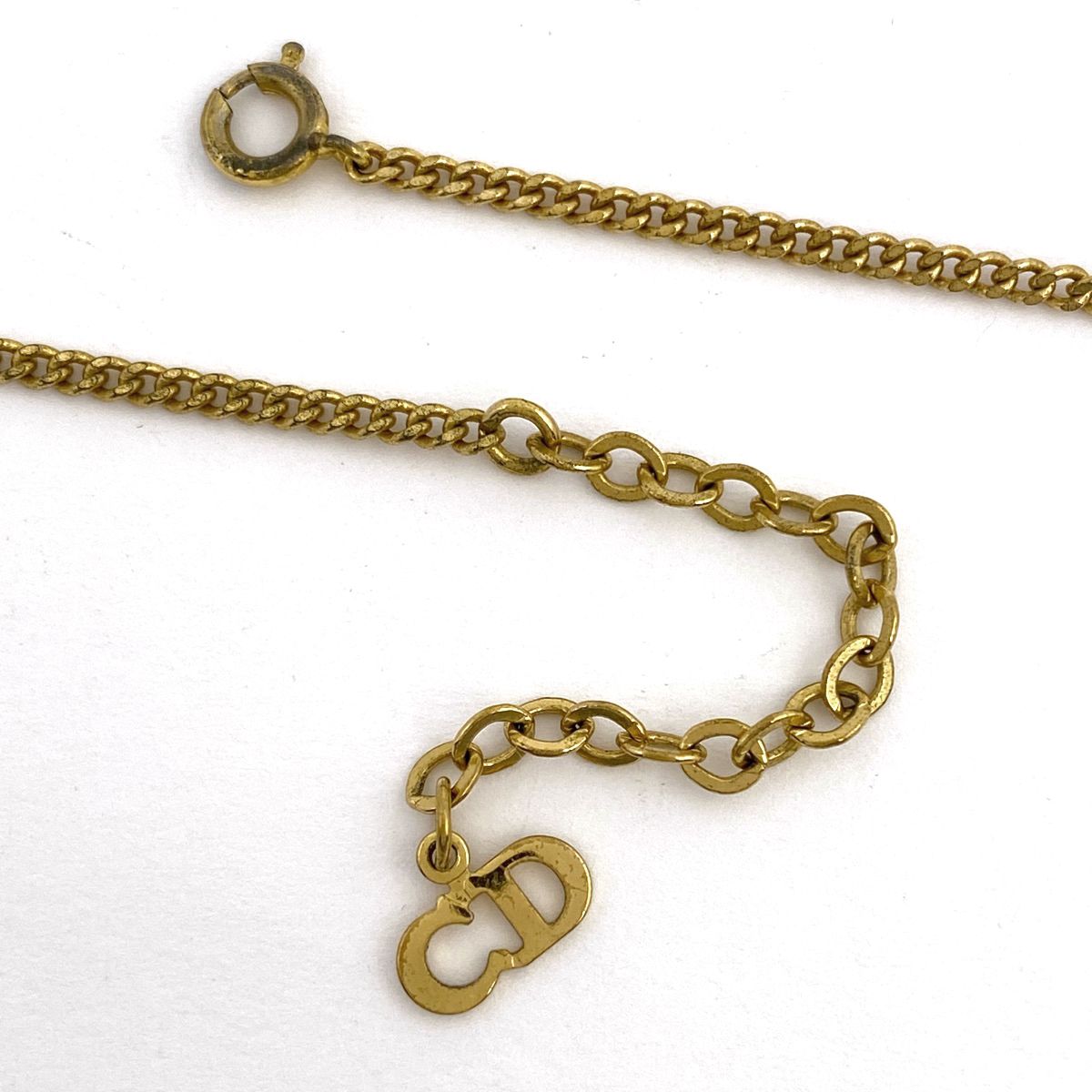 クリスチャンディオール Christian Dior ロゴ ラインストーン