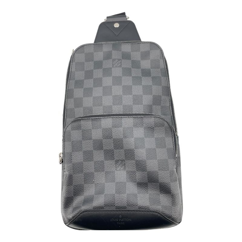 ルイ ヴィトン LOUIS VUITTON アヴェニュー スリングバッグ N41719 ブラック ダミエ グラフィット メンズ ボディバッグ