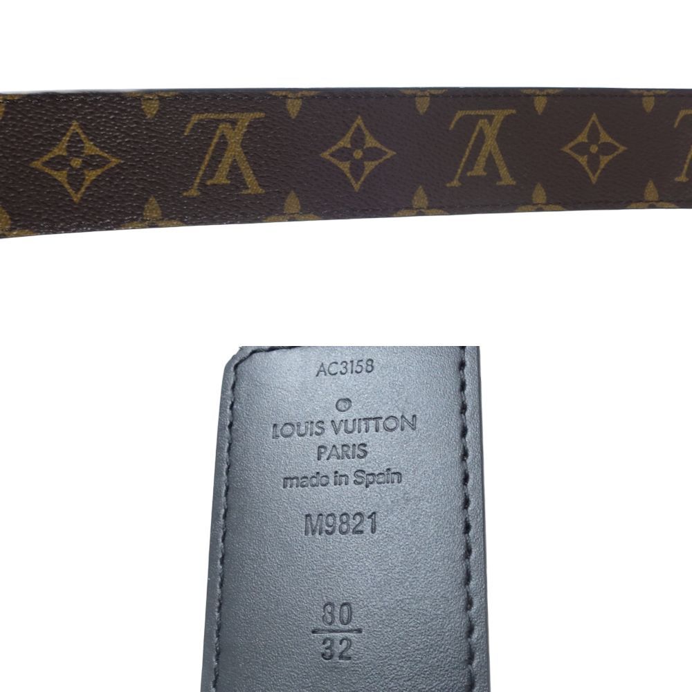 ルイ・ヴィトン・モノグラム LOUIS VUITTON サンチュールLVイニシャル