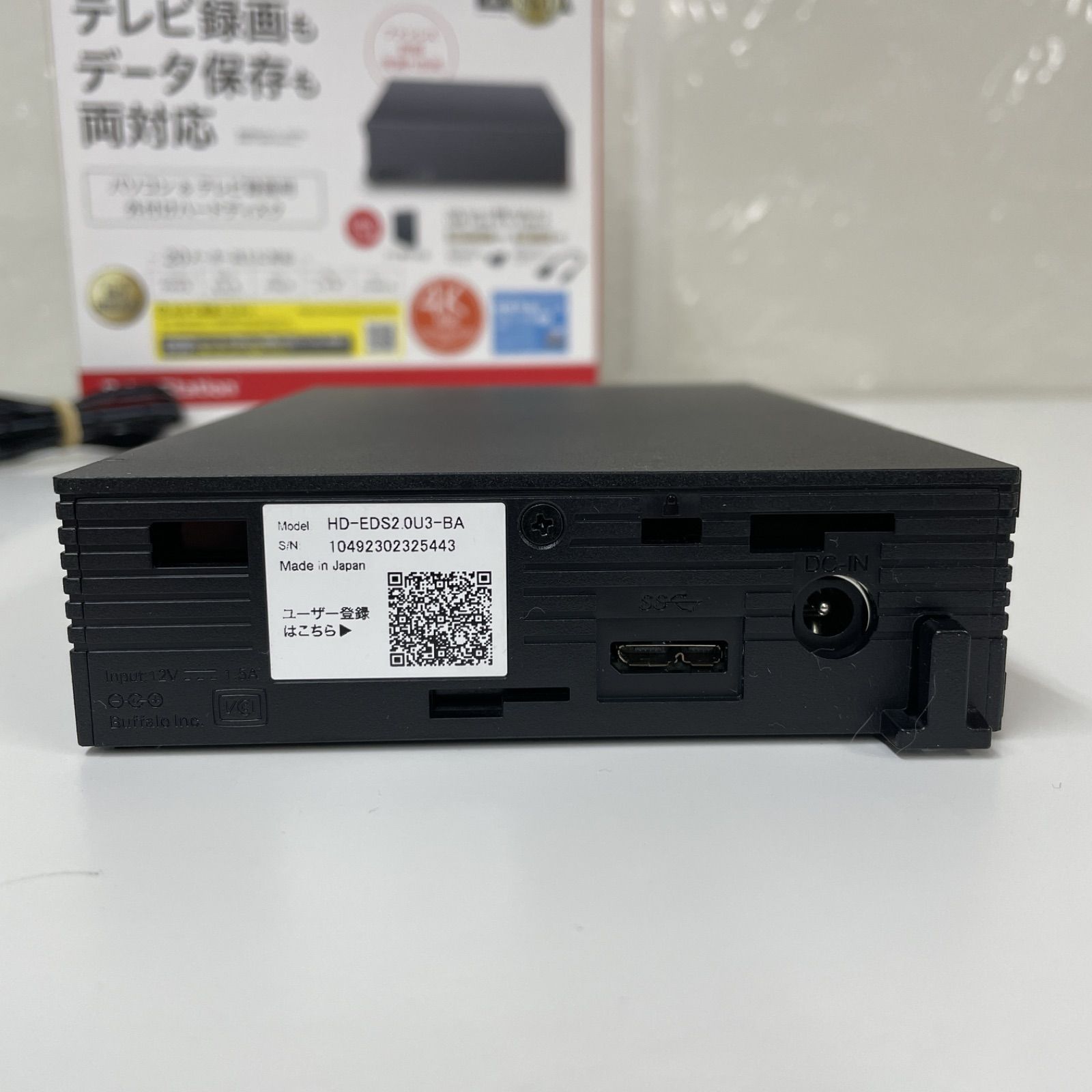 PC-テレビ録画用 外付けハードディスク