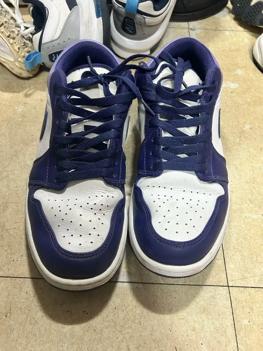 【雷市場（ポンジャン）商品韓国直送】 NIKE(ナイキ) ジョーダン 1 ロー スカイ J パープル 553558 ー 515 275cm
