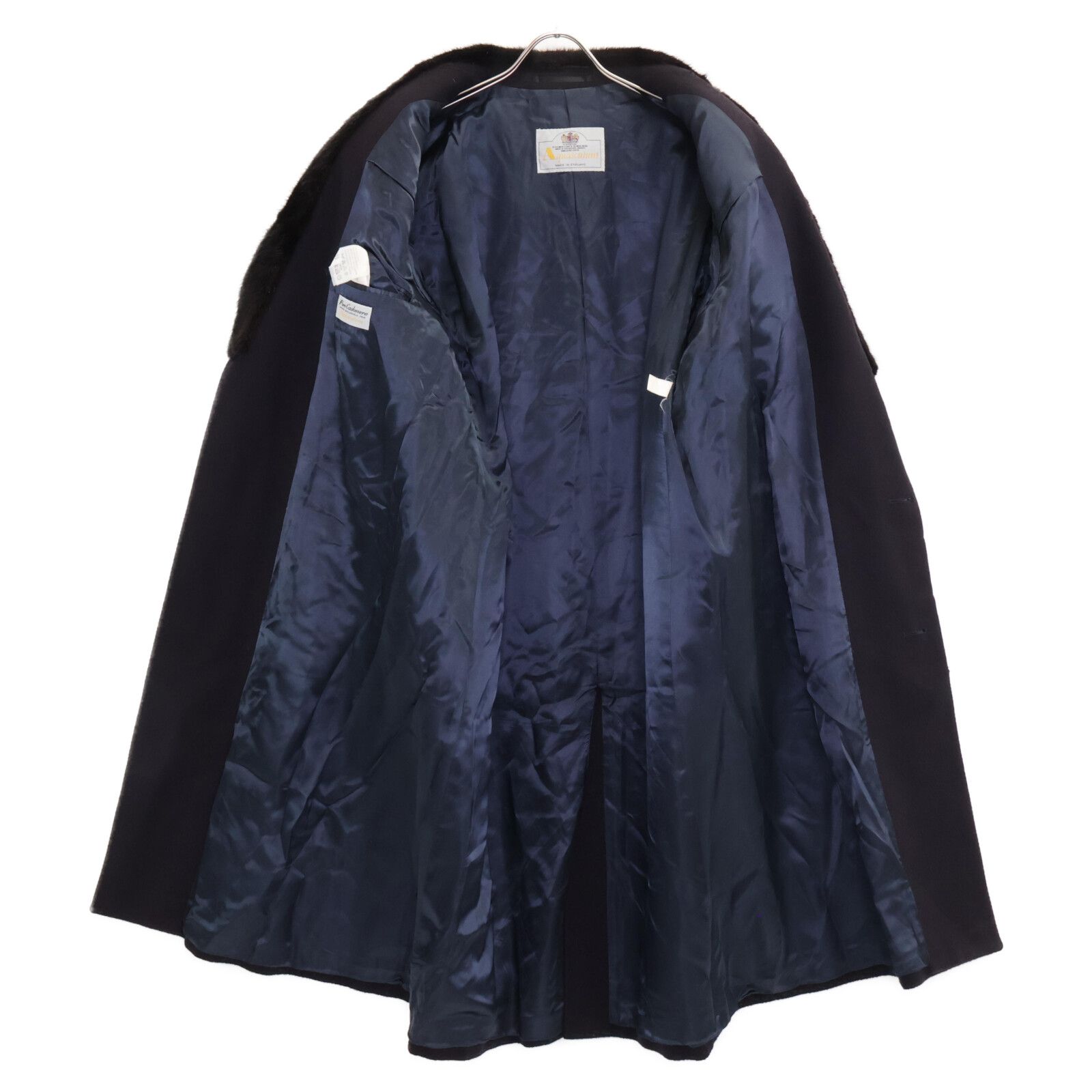 Aquascutum アクアスキュータム 60-70's カシミヤxミンクファー