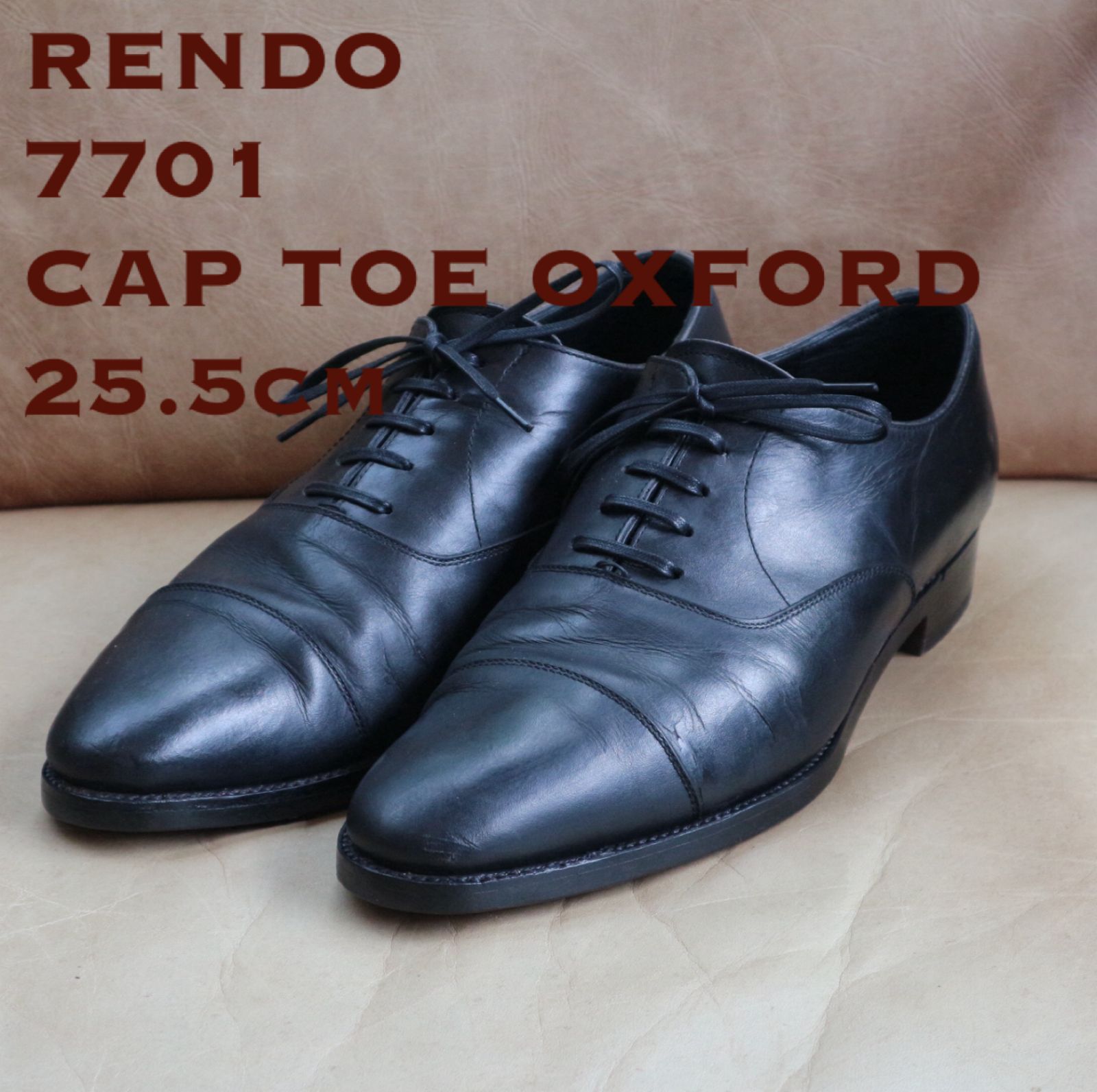 RENDO レンド / SIZE：7 1/2(25.5cm程度) / ブラック