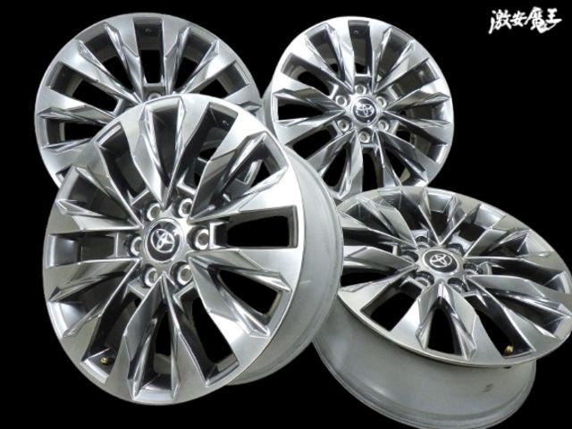 【良品！！】 トヨタ 純正 FJA300 300系 ランドクルーザー ZX 20インチ 8J +60 6穴 PCD139.7 ホイール 4本 ランクル ハイグロス  棚1J21