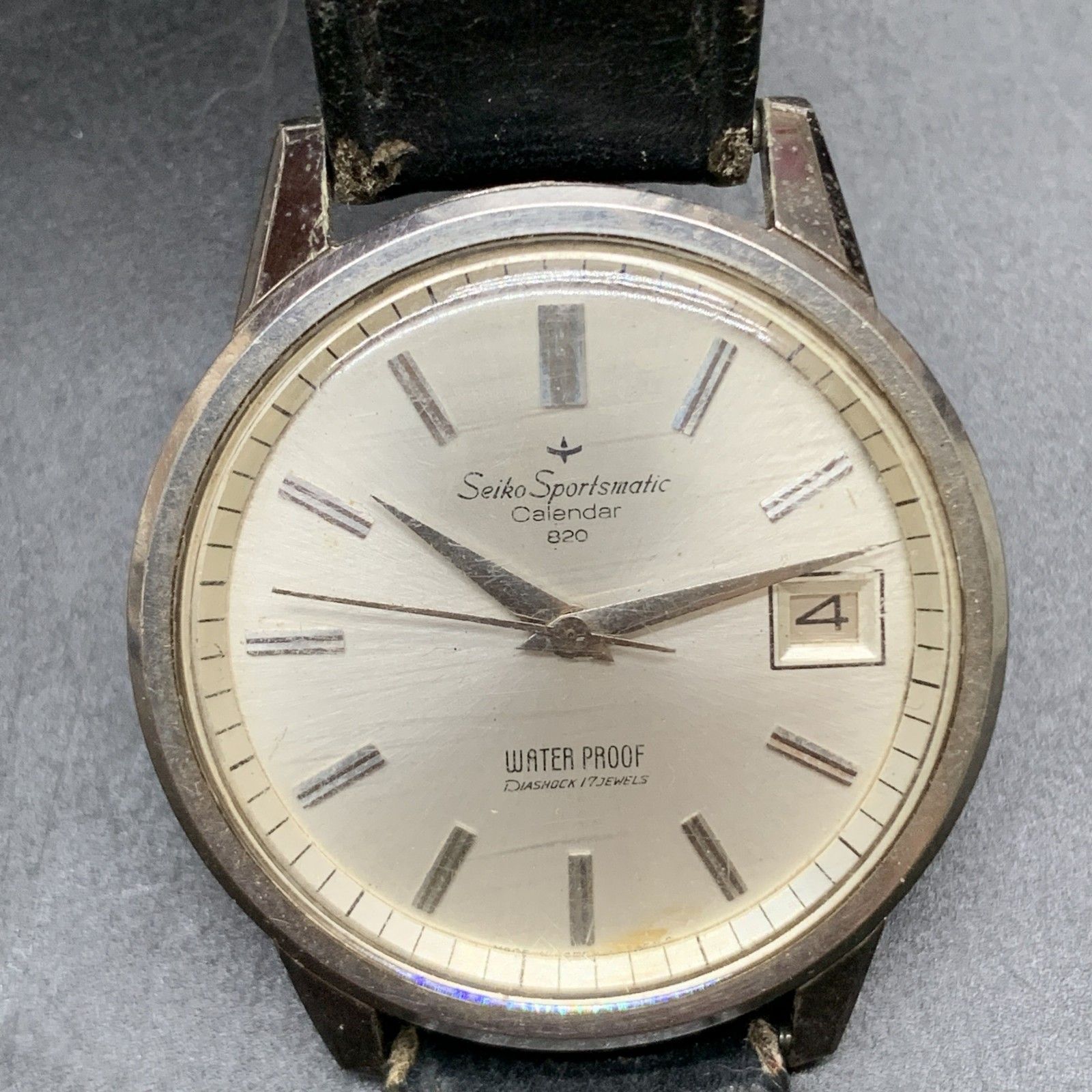 J362 Seiko Sportsmatic セイコー スポーツマチック 828960 17石 腕時計 機械式 自動巻き アナログ カレンダー ステンレススチール ラウンド ジャンク