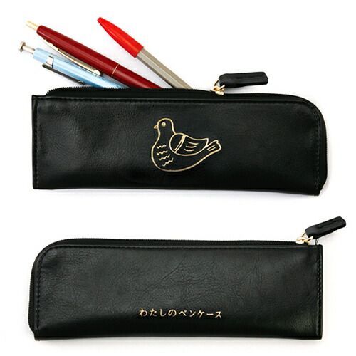 まとめ ハイタイド ペンケース ニューレトロ 鳥 レッド GP078-RE ×9セット