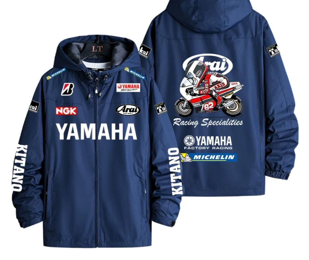 アウトレット L MotoGP RACING YAMAHA 62 汚れた英雄 レーシング ジャケット バイクウエア アウトドア スポーツ グッズ B