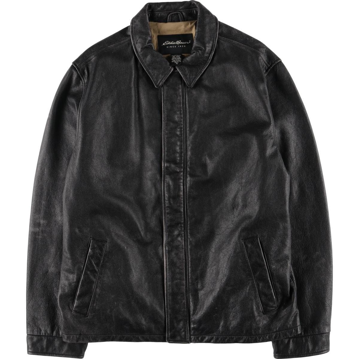 EDDIE BAUER エディーバウアー レザージャケット ブルゾン XL EDDIE BAUER エディーバウアー レザージャケット ブルゾン XL Eddie